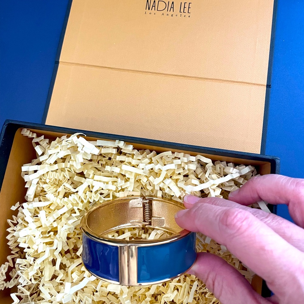 New Nadia Lee Los Angeles Blue Bangle